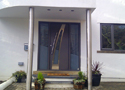 Photo of glass doors