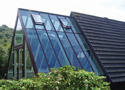 Photo of a glass room