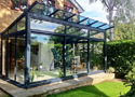 Photo of a glass room