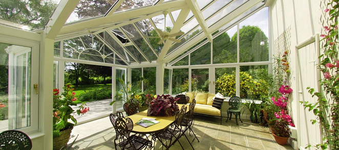 Inside shot of an orangery
