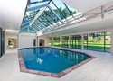 Photo of interior of a pool enclosure