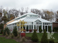 Photo of exterior of a pool enclosure